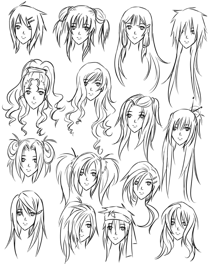 Anime+boy+hair+drawing