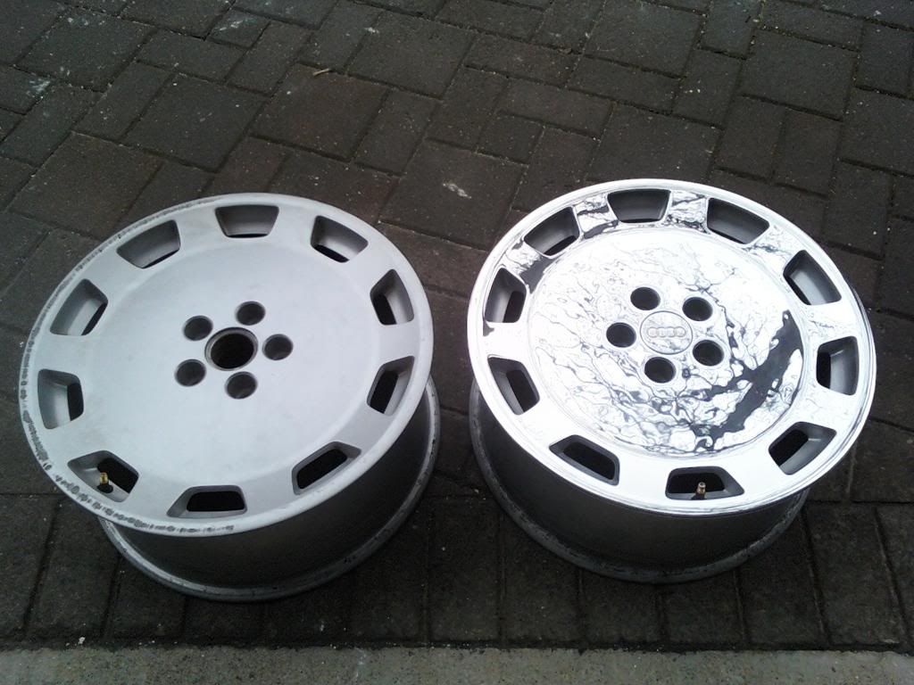 Audi aA Monoblock  before and after (click to enlarge)