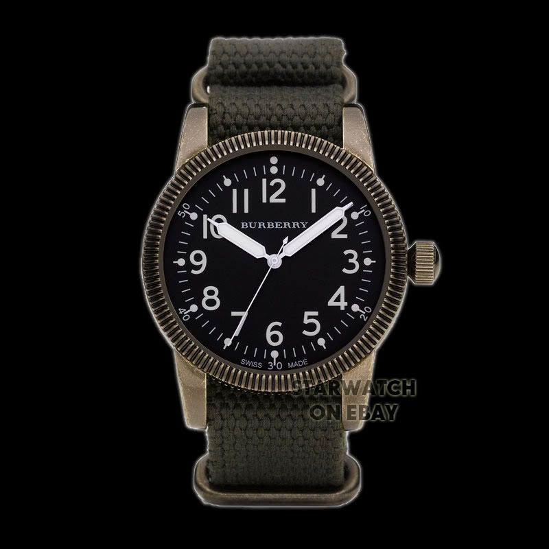 burberry military watch