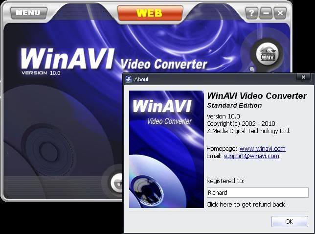 En cuanto a la conversion, WinAVI Video Converter es bastante fiel al original y no demasiado lenta