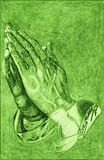 JESUS CROSS PRAYER HANDS