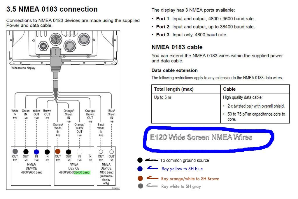 Need Help Wiring New Vhf To Nema 0183