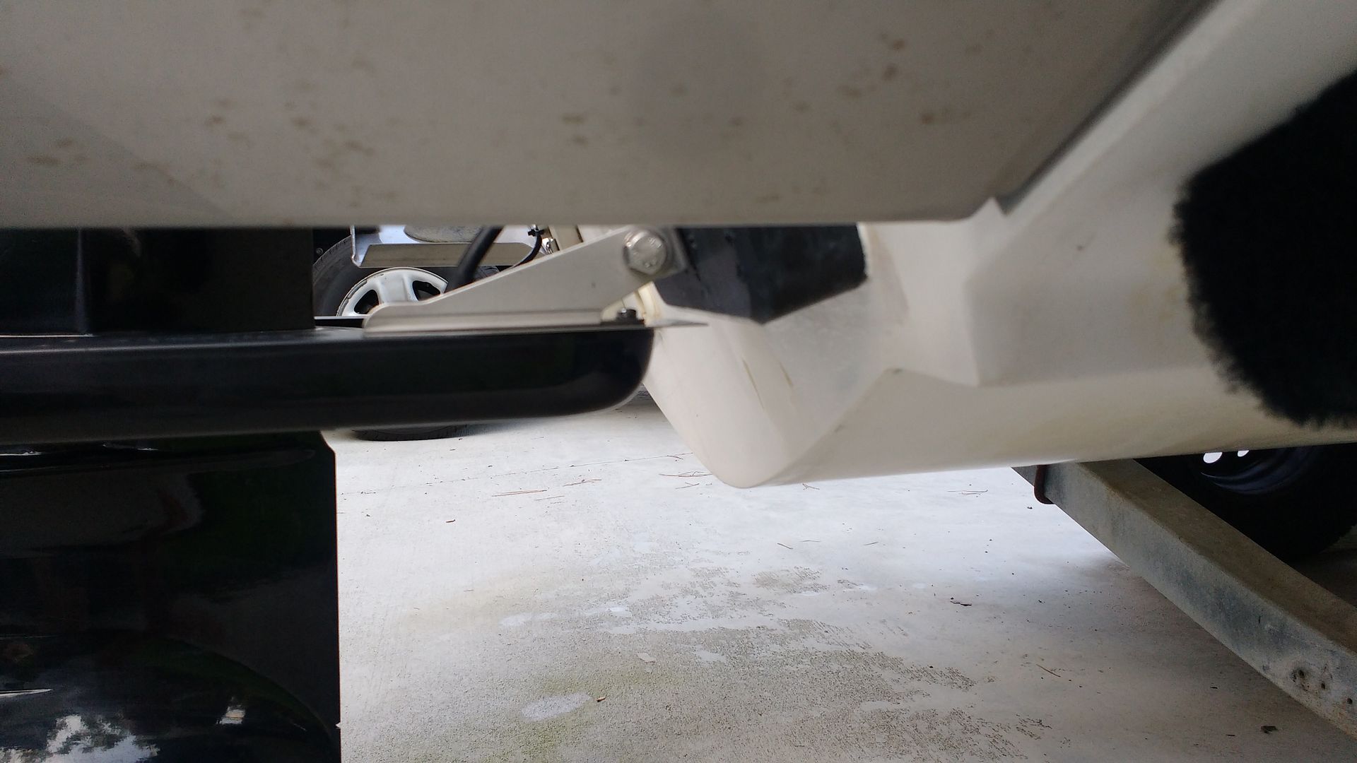 Wow!! The heavy spray from my new transducer!! Do they make a splash