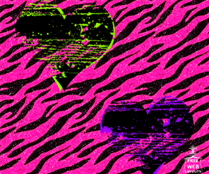zebra print hearts Myspace Backgrounds