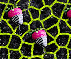 color changing animal print strawberrys Myspace Backgrounds