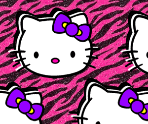 hello kitty zebra Myspace Backgrounds