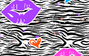 zebra kisses Myspace Backgrounds