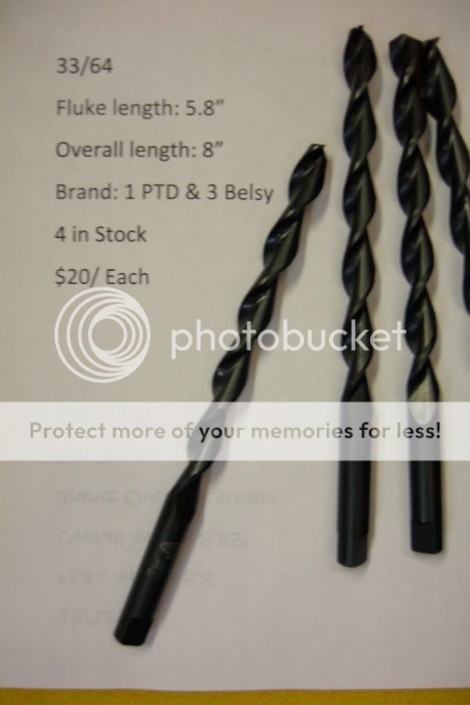 New Parabolic Drills for Sale