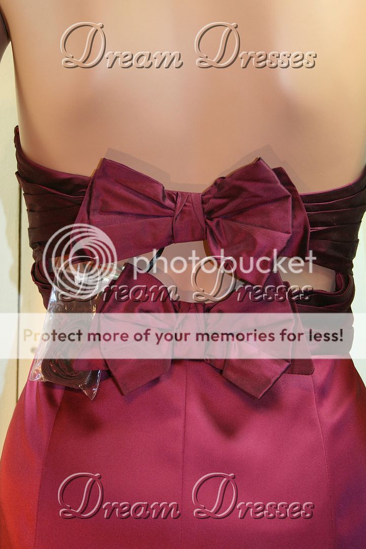 BNWT Coast Gabriella Red Silk & Satin Dress Size 12  