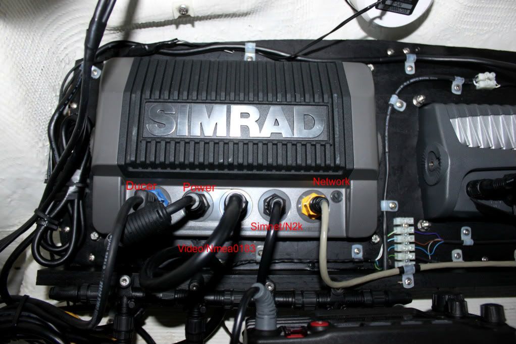 Simrad NSS 8 WM-2 SIrius Weather Module Install - The Hull ... evo x wiring diagram 